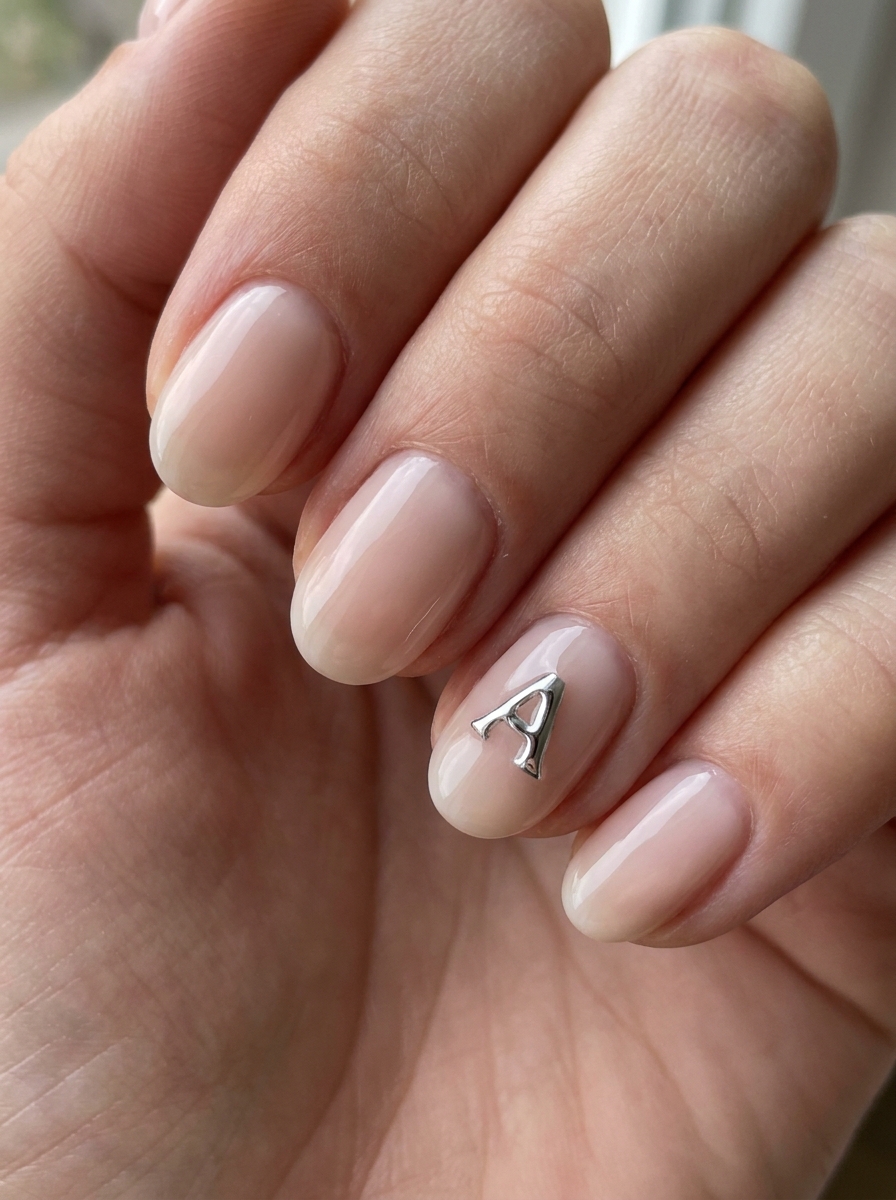 Chrome Letter Nails als Nägel mit Buchstaben Inspiration 2026